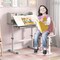 Adjustable Kids Study Desk, Tiltable and Height-Adjustable with Storage